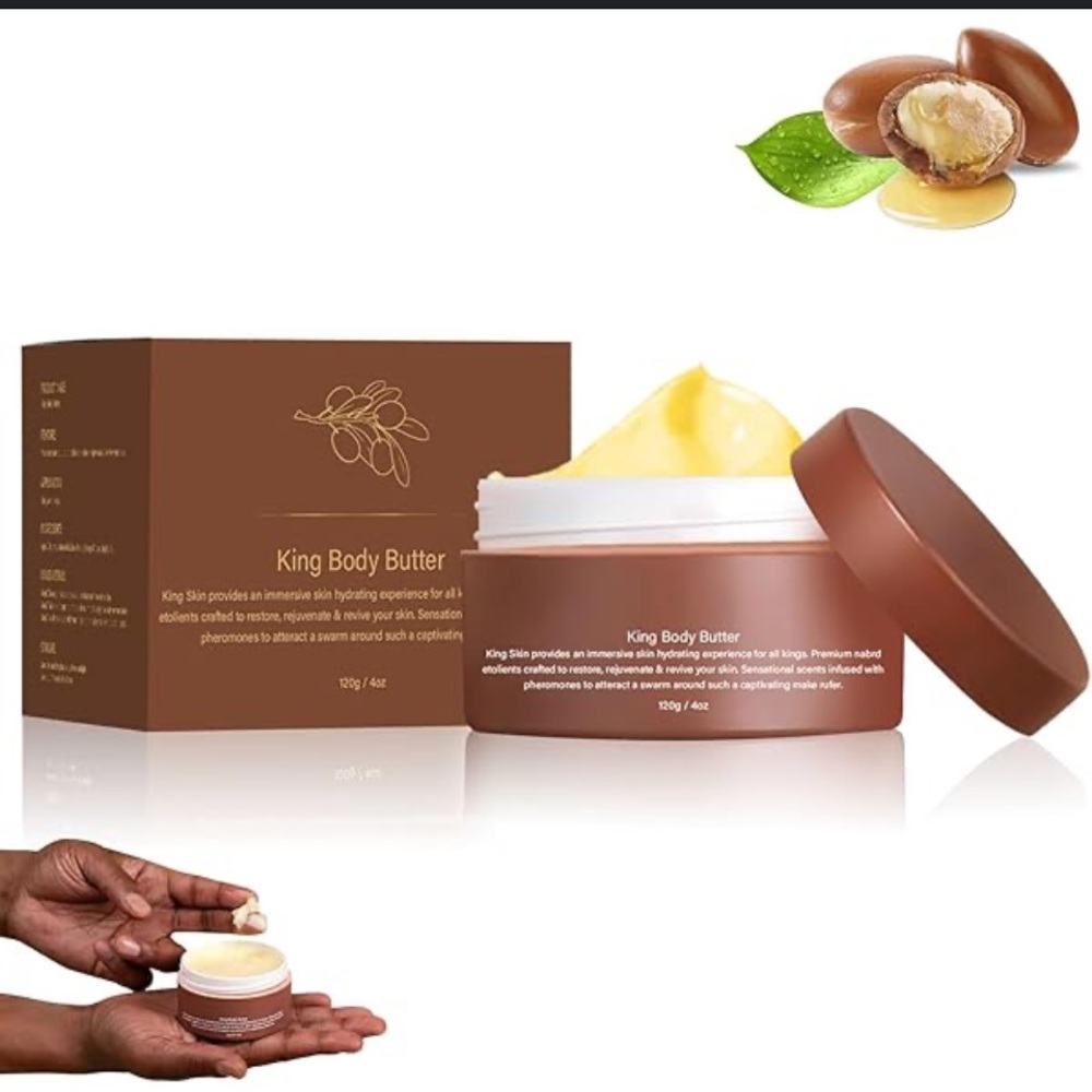 Body Butter - Luxurious Brown and Yellow Moisturizer - Picture 1 of 7